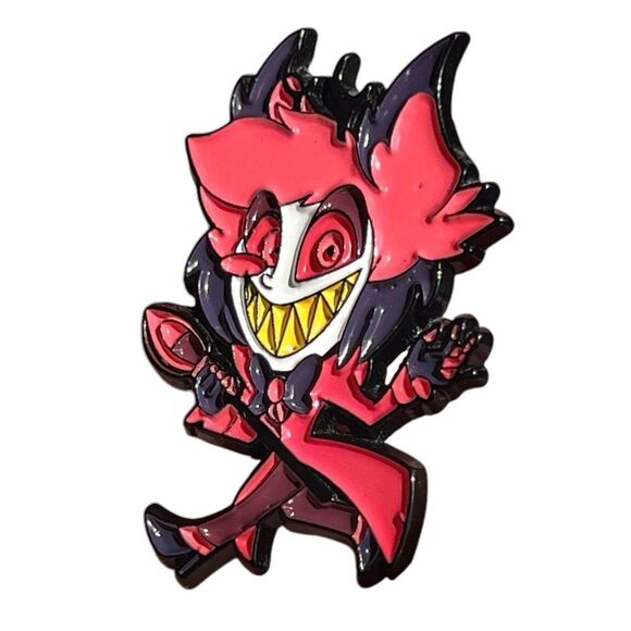 Hazbin Hotel Alastor Chibi Enamel Pin - Picture 1 of 7